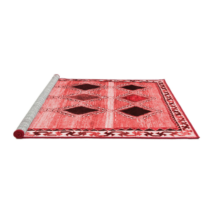 Contemporary Red Washable Rugs
