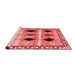 Contemporary Red Washable Rugs