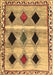 Abstract Brown Contemporary Rug, con2789brn