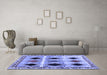 Machine Washable Abstract Blue Contemporary Rug in a Living Room, wshcon2789blu