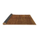 Sideview of Abstract Brown Contemporary Rug, con278brn