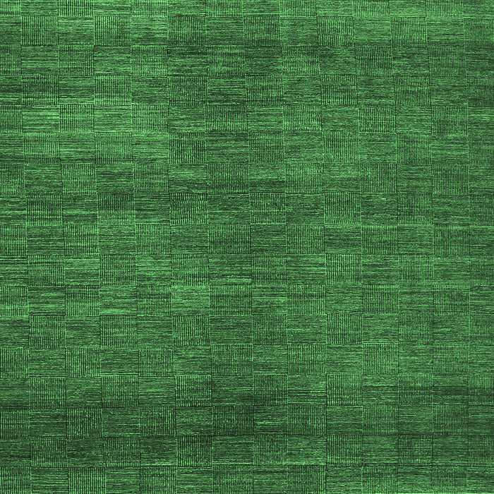 Square Abstract Emerald Green Contemporary Rug, con278emgrn
