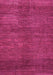 Machine Washable Abstract Pink Contemporary Rug, wshcon278pnk