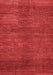 Abstract Red Contemporary Area Rugs