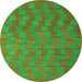 Machine Washable Abstract Green Contemporary Area Rugs, wshcon2790grn