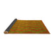 Sideview of Abstract Yellow Contemporary Rug, con2790yw