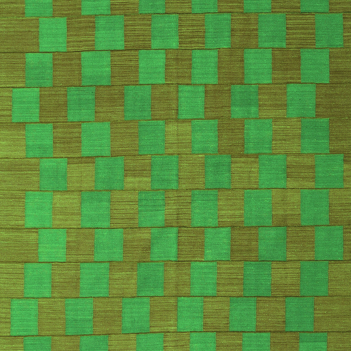 Abstract Green Contemporary Rug, con2790grn