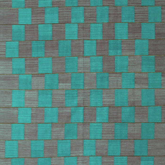 Abstract Turquoise Contemporary Rug, con2790turq