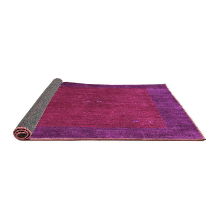 Sideview of Abstract Purple Contemporary Rug, con2791pur