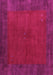 Machine Washable Abstract Pink Contemporary Rug, wshcon2791pnk