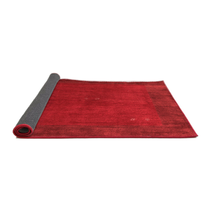 Abstract Red Contemporary Area Rugs
