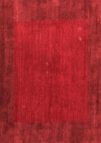 Abstract Red Contemporary Rug, con2791red