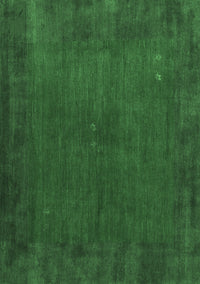 Abstract Emerald Green Contemporary Rug, con2791emgrn