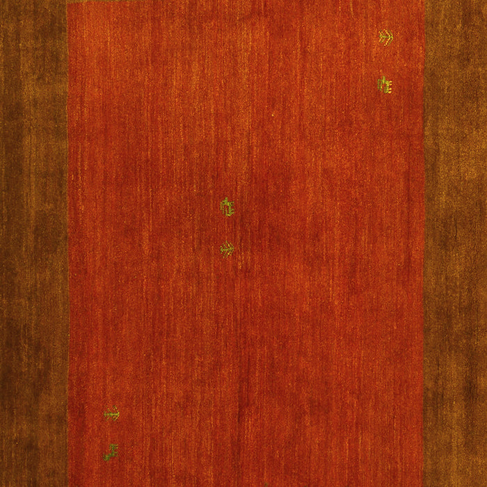 Machine Washable Abstract Yellow Contemporary Rug, wshcon2791yw