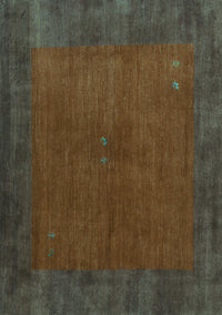 Abstract Turquoise Contemporary Rug, con2791turq