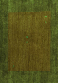 Abstract Green Contemporary Rug, con2791grn