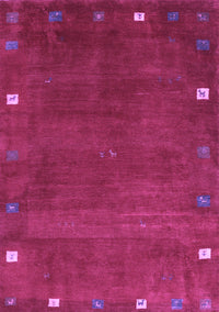 Abstract Purple Contemporary Rug, con2792pur