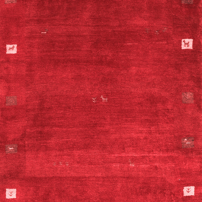 Machine Washable Abstract Red Contemporary Rug, wshcon2792red