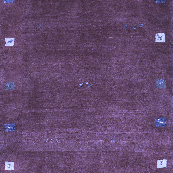 Abstract Blue Contemporary Rug, con2792blu