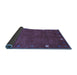 Sideview of Abstract Blue Contemporary Rug, con2792blu