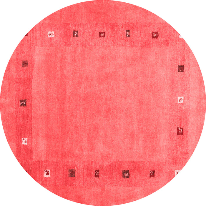 Machine Washable Abstract Red Contemporary Rug, wshcon2793red