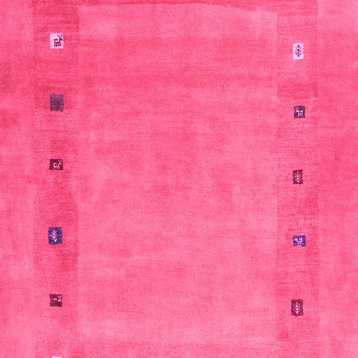 Abstract Pink Contemporary Rug, con2793pnk