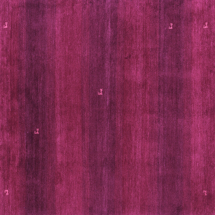 Square Abstract Purple Contemporary Rug, con2794pur