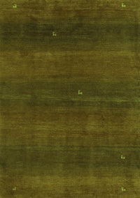 Abstract Green Contemporary Rug, con2794grn