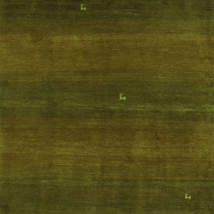 Abstract Green Contemporary Rug, con2794grn