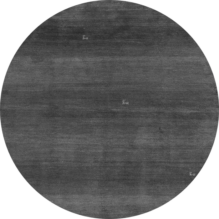 Square Abstract Gray Contemporary Rug, con2794gry