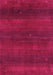 Machine Washable Abstract Pink Contemporary Rug, wshcon2794pnk