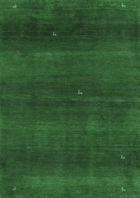 Abstract Emerald Green Contemporary Rug, con2794emgrn