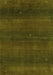 Serging Thickness of Machine Washable Abstract Green Contemporary Area Rugs, wshcon2794grn