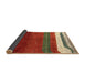 Thickness of Contemporary Red Modern Rug, con2795