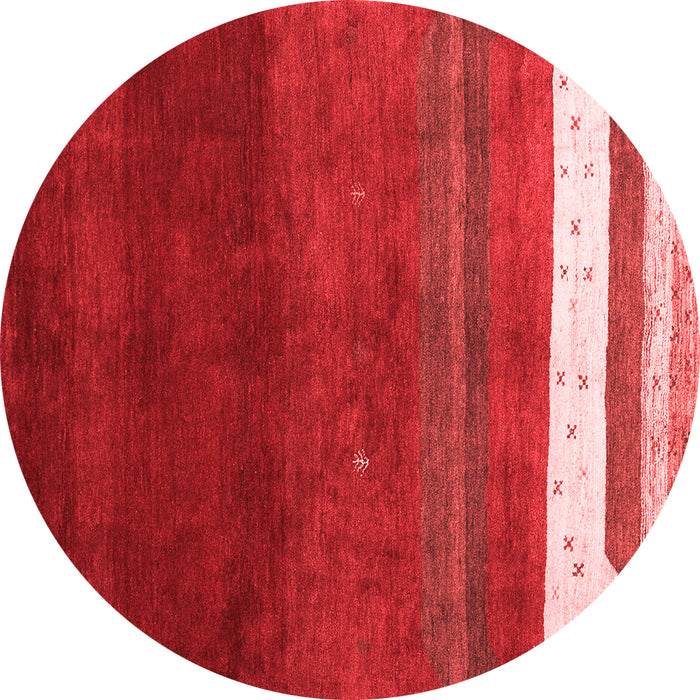 Machine Washable Abstract Red Contemporary Rug, wshcon2795red