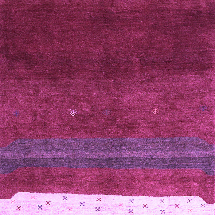Abstract Purple Contemporary Rug, con2795pur