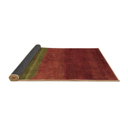 Sideview of Abstract Brown Contemporary Rug, con2795brn