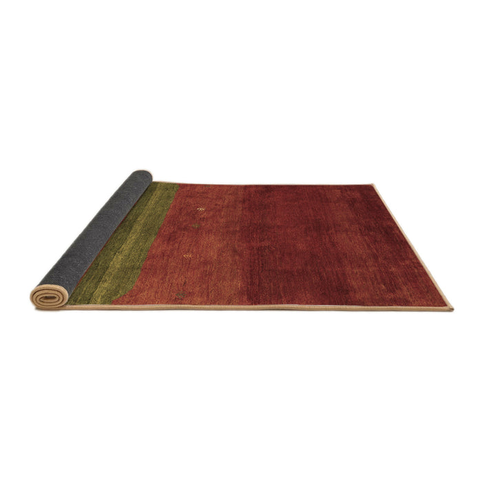 Sideview of Abstract Brown Contemporary Rug, con2795brn