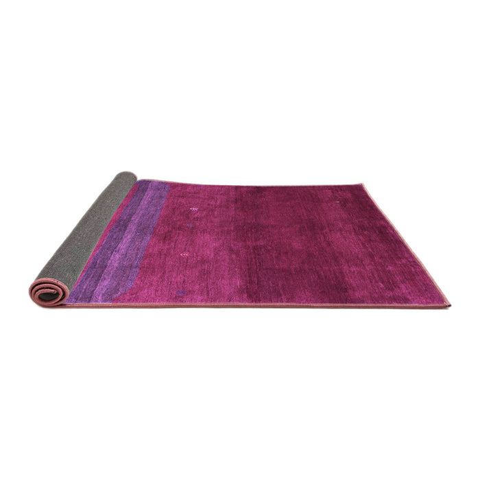 Sideview of Abstract Purple Contemporary Rug, con2795pur