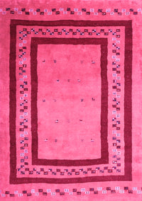 Abstract Pink Contemporary Rug, con2796pnk