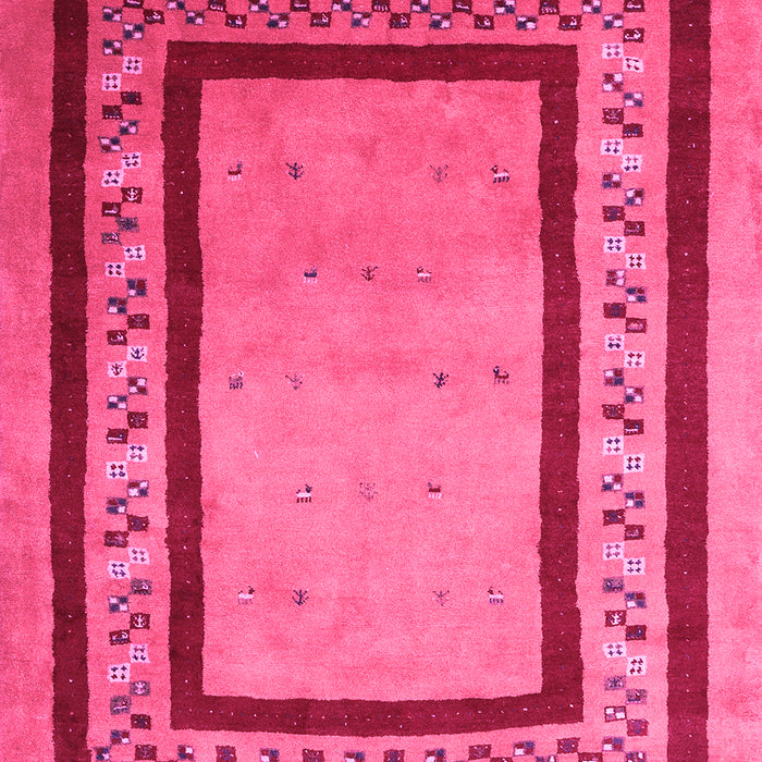 Abstract Pink Contemporary Rug, con2796pnk