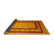 Sideview of Abstract Yellow Contemporary Rug, con2796yw