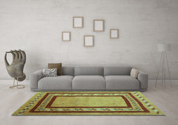 Machine Washable Abstract Light Blue Contemporary Rug in a Living Room, wshcon2796lblu