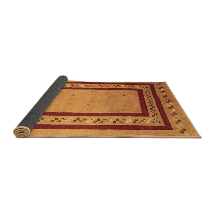Sideview of Abstract Brown Contemporary Rug, con2796brn