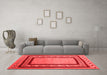 Contemporary Red Washable Rugs