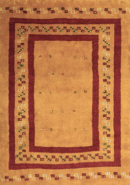 Abstract Brown Contemporary Rug, con2796brn