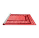 Contemporary Red Washable Rugs