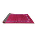Sideview of Abstract Pink Contemporary Rug, con2797pnk