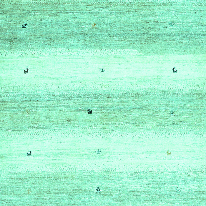 Machine Washable Solid Turquoise Modern Area Rugs, wshcon2798turq