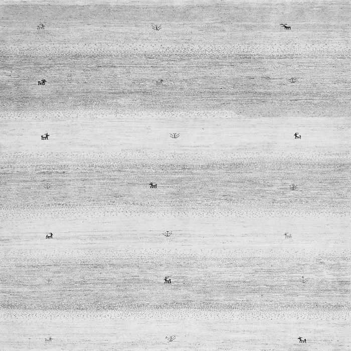 Serging Thickness of Solid Gray Modern Rug, con2798gry